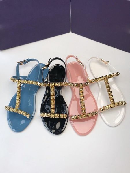 

new european classic sandals summer casual flat sandals ladies gladiator style party ladies shoes decorative belt buckle adornment, Black