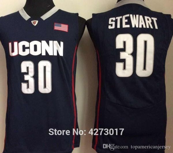 

uconn huskies college 30 breanna stewart jerseys navy blue white university basketball sports uniforms sale ncaa, Black;blue