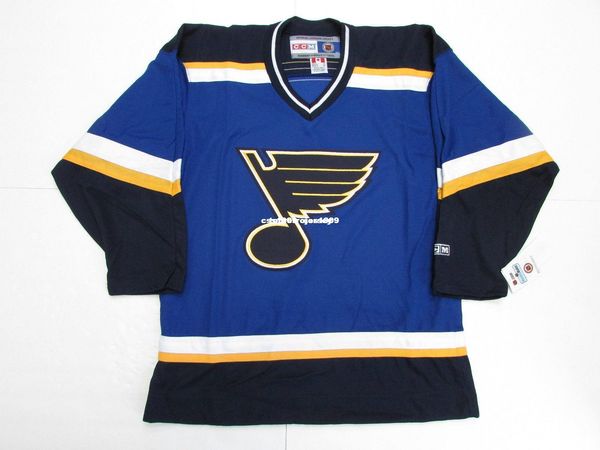 

custom st. louis blues vintage ccm hockey jersey stitch add any number any name mens hockey jersey xs-6xl, Black;red