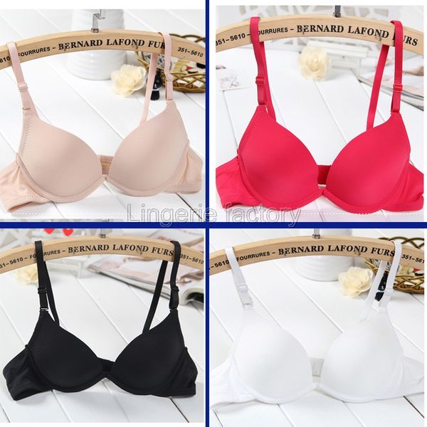 

deep v cup bras for women push up lingerie factory bralette backless plunge intimates female underwear, Red;black