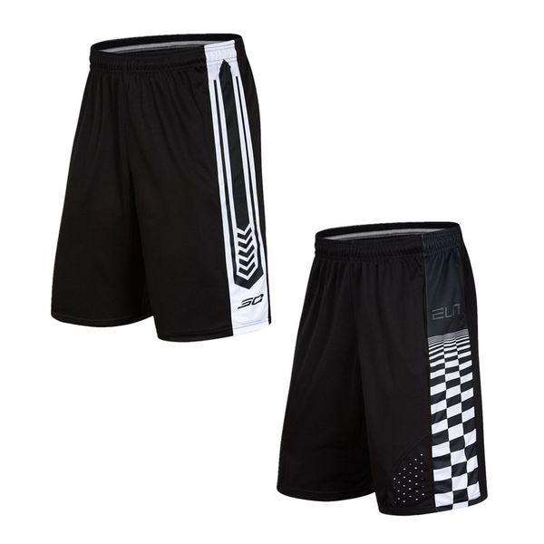 

manufacturers direct selling curry elite star basketball shorts over-the-knee loose-fit short shorts sports running fitness pant outdoor pan, Black;green