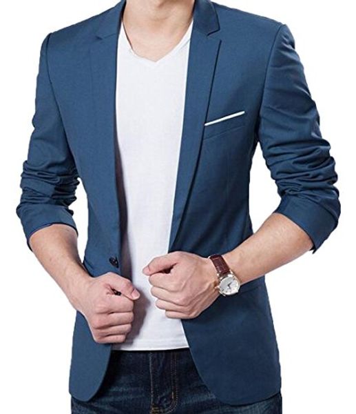 

abetteric abetteric стильный slim fit one button нотч patch блейзер, White;black