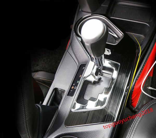

black titanium inner gear shift frame cover trim fit for toyota rav4 2016-2017
