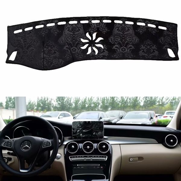 

для - glc-класса glc200 glc250 glc300 glc220 2015-2018 фланель dashmats dashboard обложки тире pad автомобилей мат ковер