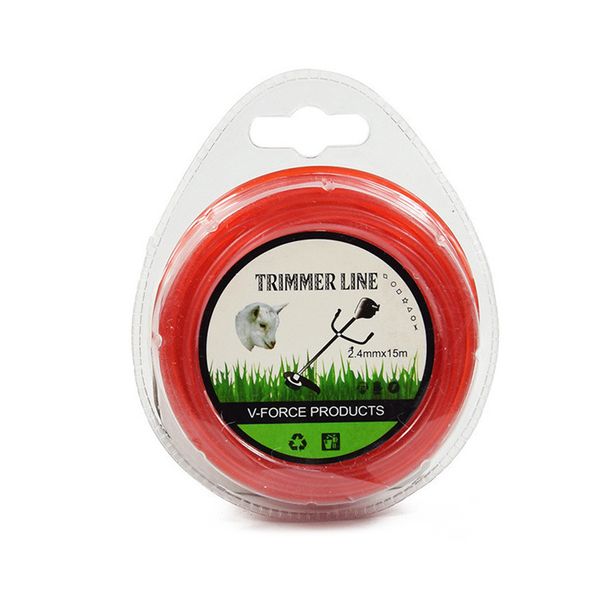 

2.4mmx15m grass cut strimmer line round nylon cord wire string for grass trimmer