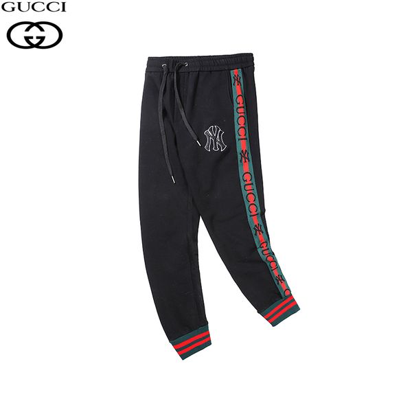 

2020 newbb designerpants мужские женские брюки весна осень осень моды brandtrousers полная длина side letter 20022904t высокого качества, Black