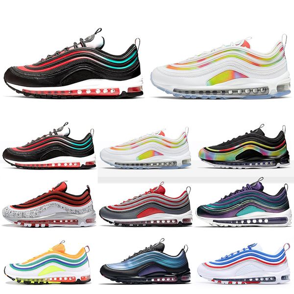 

New Arrival Mens Womens Running Shoes Cushion Silver Gold Yellow Sneakers Athletic Men Trainers Designers Sports Outdoor Shoes US 5.5-11