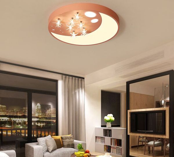 2019 Led Ceiling Lights For Kids Room Lighting Children Baby Room Ceiling Light With Dimming For Boys Girls Bedroom Dome Lamp Fixture Myy From