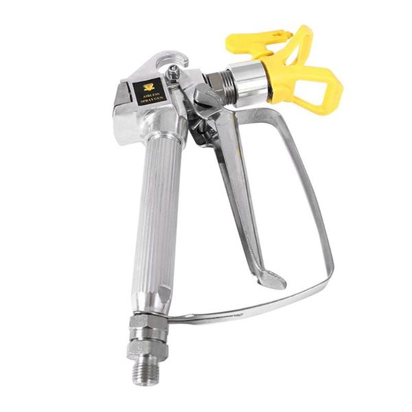 

suction high pressure latex paint spray gun sprayer painting compressor airbrush fast and easy to clean and operation