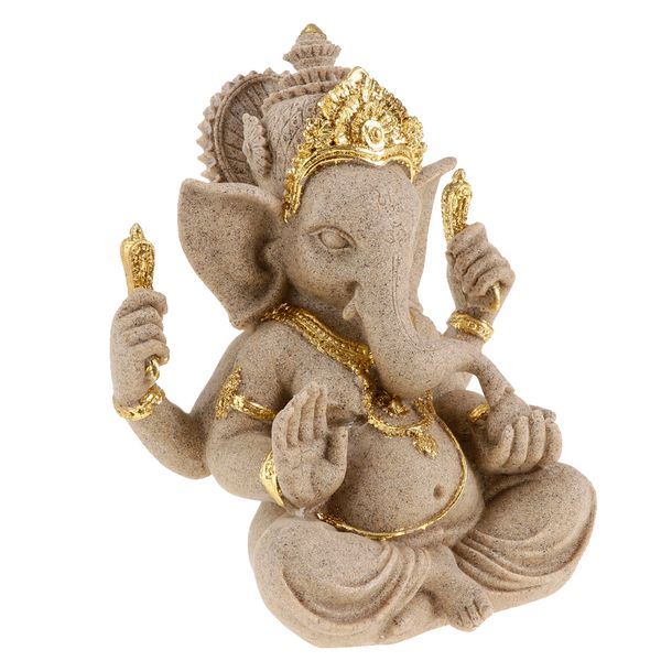 

sandstone buddhist elephant statue sculpture handmade collectible figurine crafts
