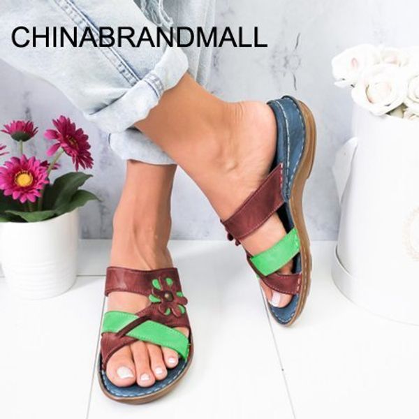 

women summer wedges sandals ladies pu leather flat shoes woman platform peep toe casual female beach shoes 2020 new, Black