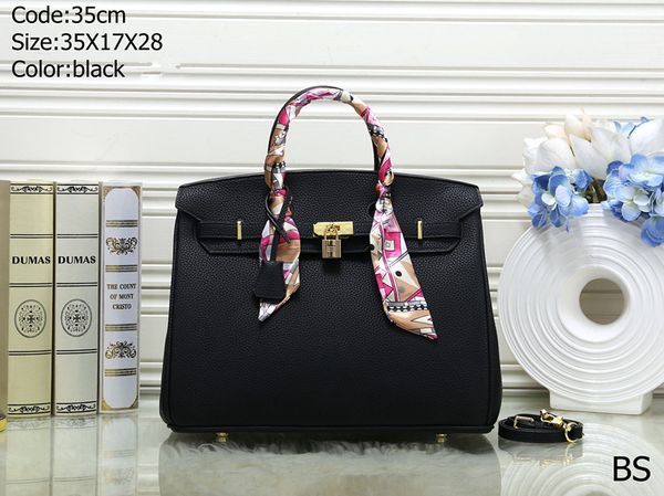 

Women de igner handbag high end de igner houlder cro body bag travel tote bag with lock 12 color 30cm and 35cm