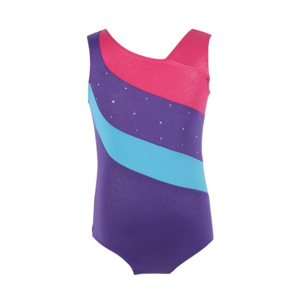 

new kids girls ballet leotards sleeveless gymnastic dancewear gilding ballet dance costumes, Black;red