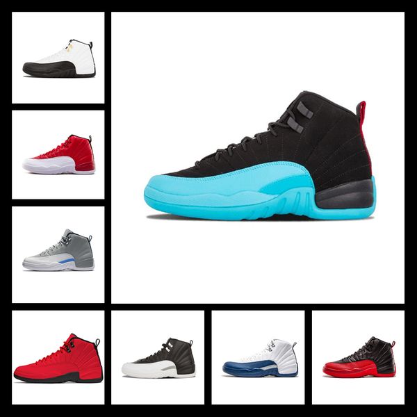 

mens 12s basketball shoes fiba game royal winterize gym red michigan bordeaux 12 the master flu game taxi sports sneaker traine