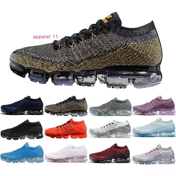 

top knit 1.0 fly женщины мужчины ударные racer открытый обувь тройной черный синий красный обувь maxes спорт кроссовки кроссовки размер 36-4