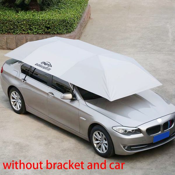 

oxford cloth dustproof easy install outdoor picnic mobile windproof car cover waterproof sun shade auto umbrella insulation