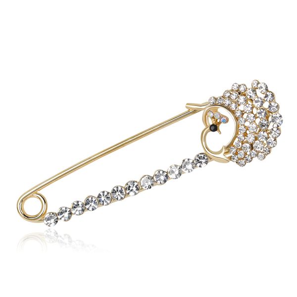 

fashion apparel accessories crystal bauhinia brooch pin fashion jewelry, Gray