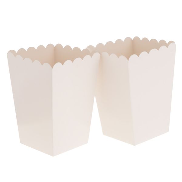 

12pcs popcorn boxes paper gift candy bags containers for family movie night theaters festivals party wedding supplies