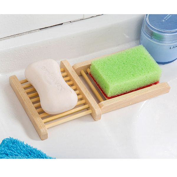 

natural wooden soap dish wooden soap tray holder creative storage soap rack plate box container for bath shower bathroom supplies dbc bh2964