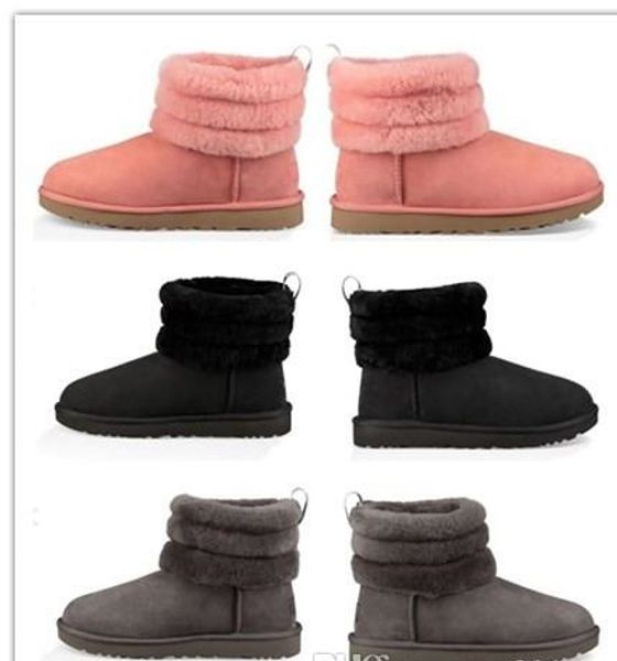 

new amazing women's australia classic cozy sheep fur kneel boots ankle boots black grey pink chestnut women girl boots size eu35-41