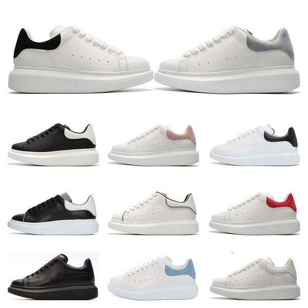 

new arrivel designer casual shoes platform girl womens mens white black leather suede red pink fashion comfortable flat sneaker size 36-44
