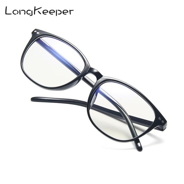 

longkeeper women's eyeglasses frames new retro oval glasses optical glasses frames female clear lens black eyewear
