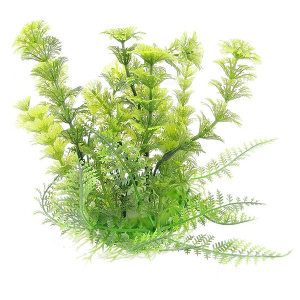 

sodial(r) fish tank aquarium green plastic grass plants decoration 6.7" high