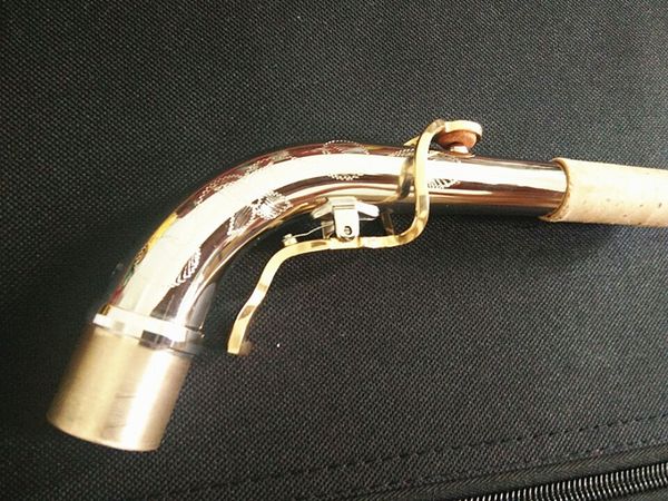 

new alto saxophone neck nickel silver yanagisawa logo2706