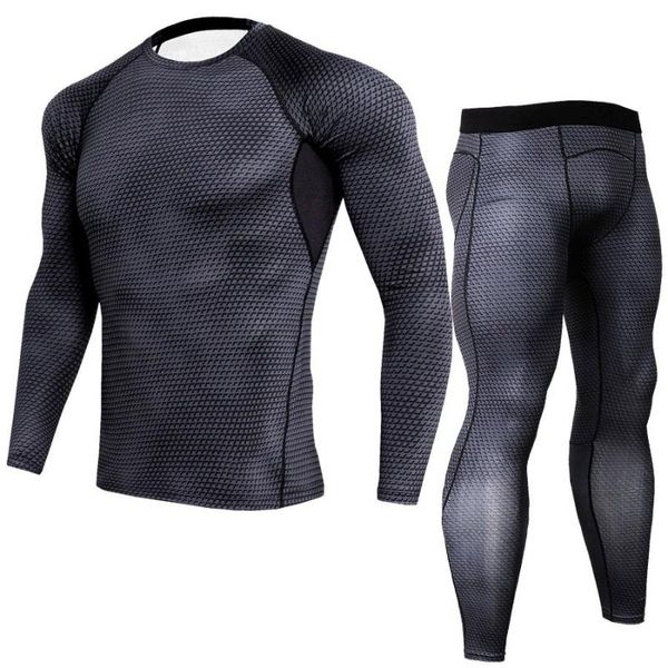 

gym clothing men sport suit compression quick-drying perspiration fitness training breathable jog running men's clothes, White;black