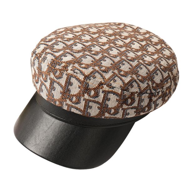 

new european and american style trend beret octagonal hat fashion wild dome navy hat outdoor visor street style cap, Blue;gray