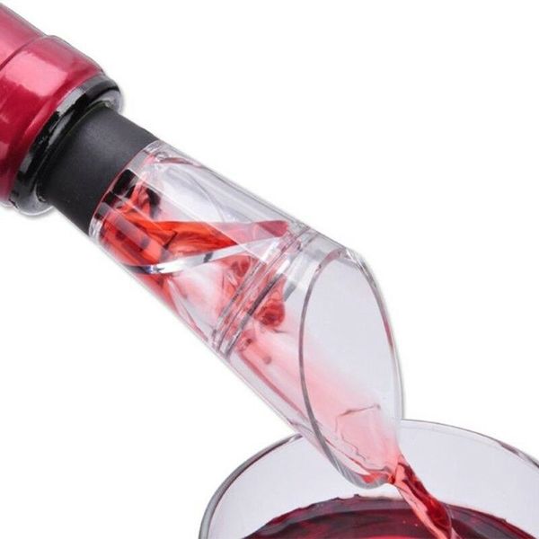 

1pc white red wine aerator pour spout bottle ser decanter pourer fast wake-up device magic pour wine fast separator wines other bar prod