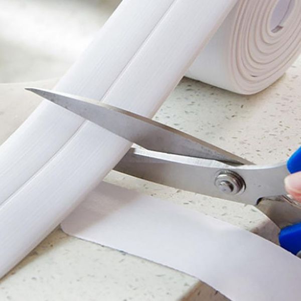 

1 roll practical pvc kitchen bathroom wall sealing tape waterproof mold proof adhesive tape crack repair tape 3.2mx2.2cm #lr2
