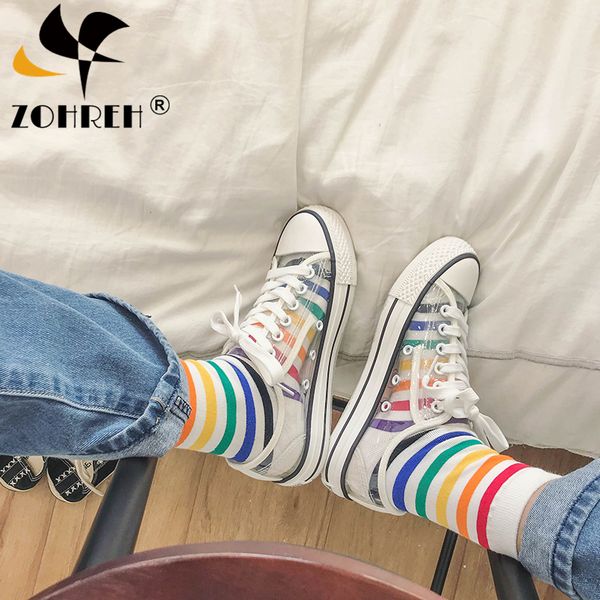 

ins canvas shoes female 2019 new autumn students korean bersion of harajuku ugly shoes transparent super fire wild board shoes cj191219, Black