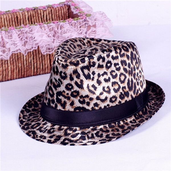 

european and american fashion retro leopard pattern male and female hat performance model hat fy19070203, Blue;gray