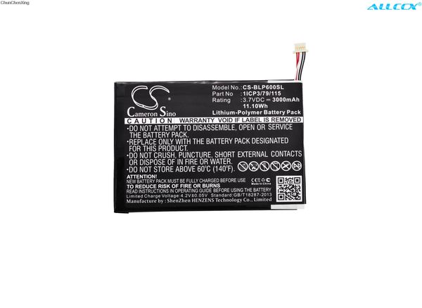 

cameron sino 3000mah аккђмђлоѬ 1icp3 / 79 / 115 дл blu p60w, touchbook 7.0 pro
