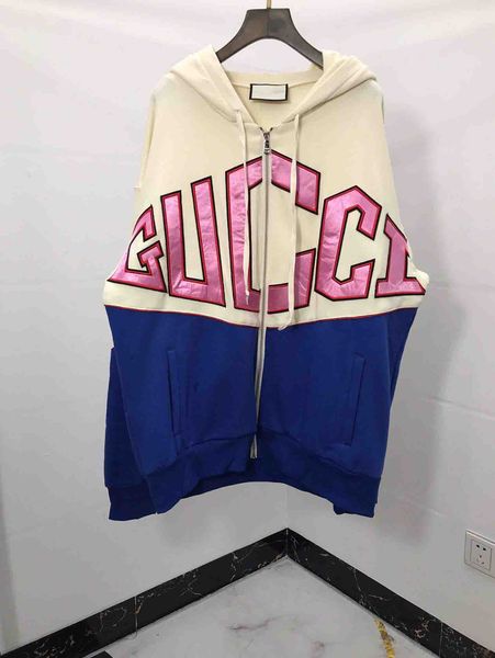 

19 early autumn european italian late t embroidery letter luxury hooded jacket men 039 de igner men 039 hangtag ale