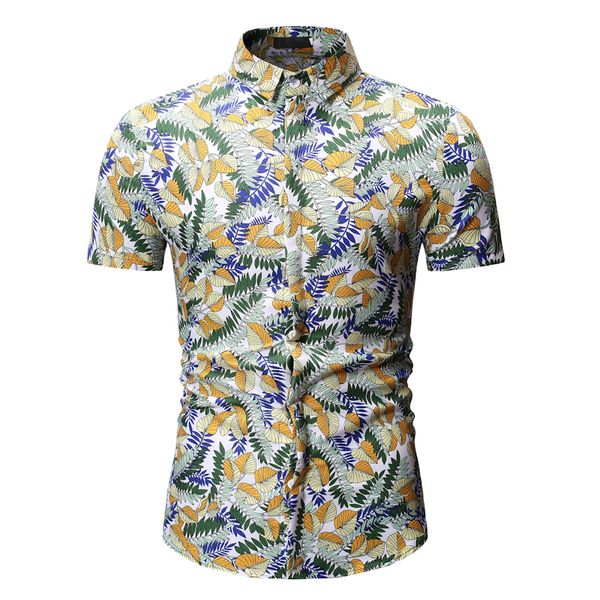 

wholesale casual shirts for men summer shirts short sleeve plus size flower shirts streetwear sale, White;black
