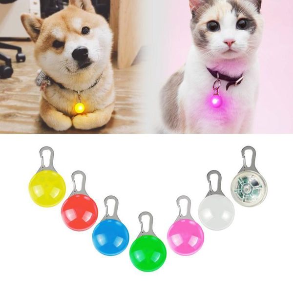 

1pcs pet dog collar decoration flashing pendant outdoor night safety led nighlight glowing pendant for pet collar