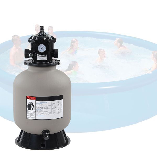 

16 in swimming pool sand filter in-ground & above-ground