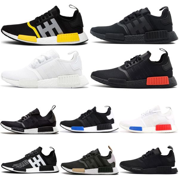 

Breathable R1 Running Shoes for Women Men OG Atmos Japan Solar Red Thunder Tri-Color Triple White Black Mens Trainer Sports Sneaker 36-45
