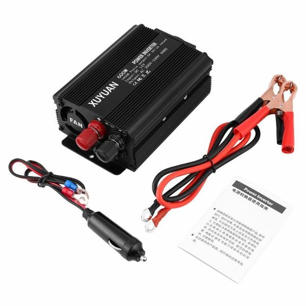 

new professional 600w usb power inverter dc 12v to ac 220v with led indicator car converter for household appliances