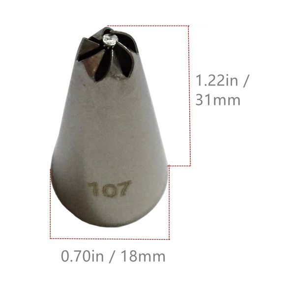 

1 pcs цветка сливки форсунка кондитерские изделия из нержавеющей стали обледенение piping насадки советы торты украшения выпечки инструменты