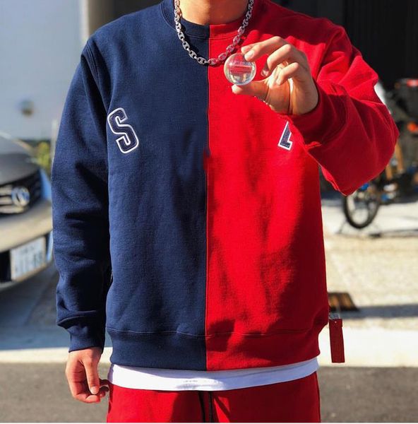 

box logo толстовки мужские дизайнер балахон тенденции бренд пуловеры свитер скейтборд большой вышивка письма мужчины женщины толстовки, Black