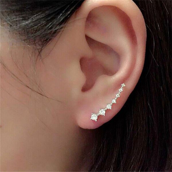 

2019 boucle d'oreille earring bijoux dipper earrings for women jewelry earings brincos girl earing oorbel, Silver
