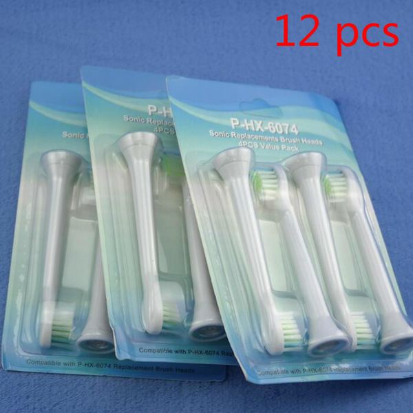 

12 pcs replacement electric toothbrushes heads soft for philips sonicare diamond clean proresult healthy clean for kids adults