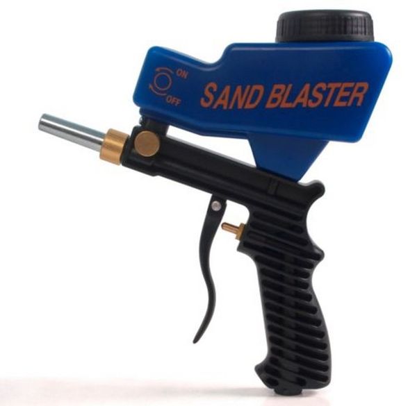 

miniature portable gravity sandblasting gun pneumatic sandblasting set rust blasting device small sand blasting machine