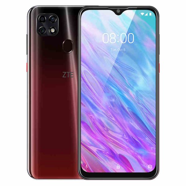 Telefono cellulare originale ZTE Blade 20 Smart 4G LTE 4 GB RAM 128 GB ROM Helio P60 Octa Core 6,49 pollici Schermo intero 16 MP ID impronta digitale Telefono cellulare