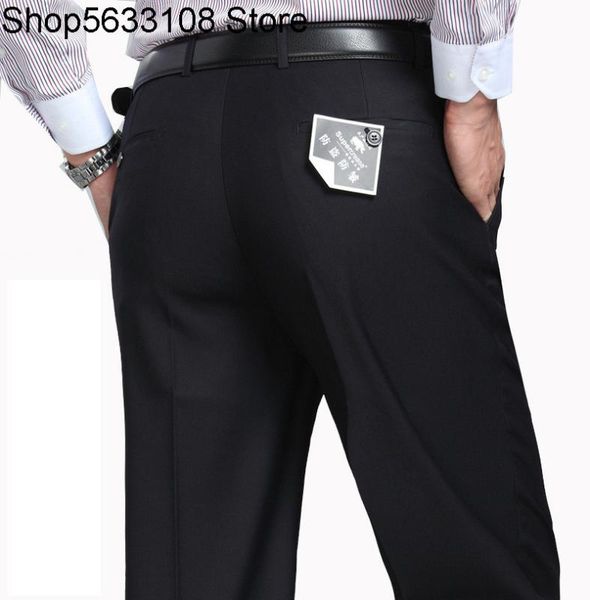 

men extra large size suit pants business leisure loose occupation suit pants male positive large size tooling trousers, White;black