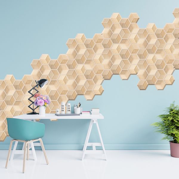 

explosion models 3d stereo tile stickers anti-collision stickers pvc wall sticke 2020 home wall sticker room decoration