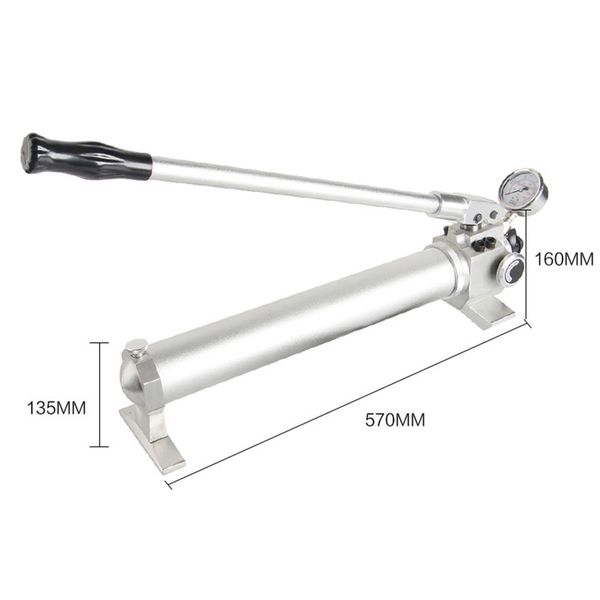 

igeelee ag-700a aluminum alloy manual hydraulic pump with high strength and light weight